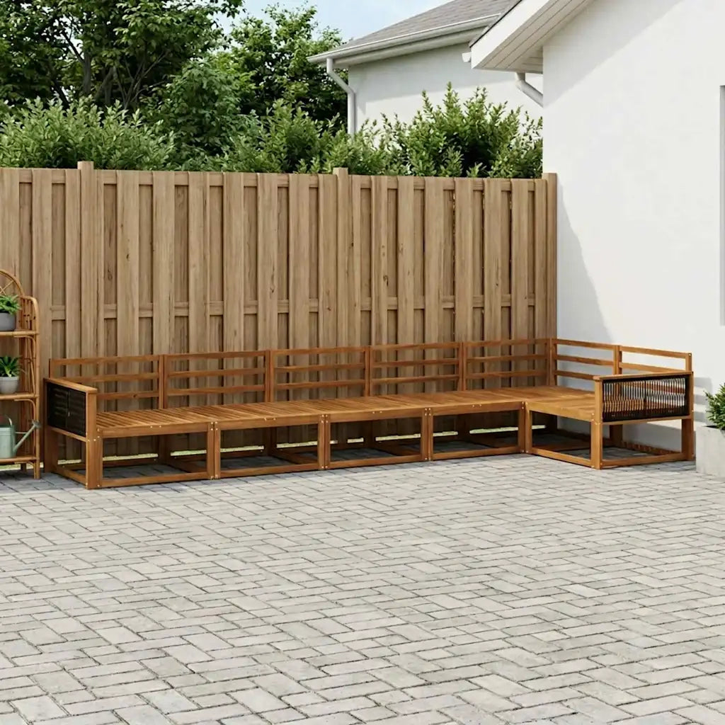Set di divani da esterno 6 pcs Naturale 3382602