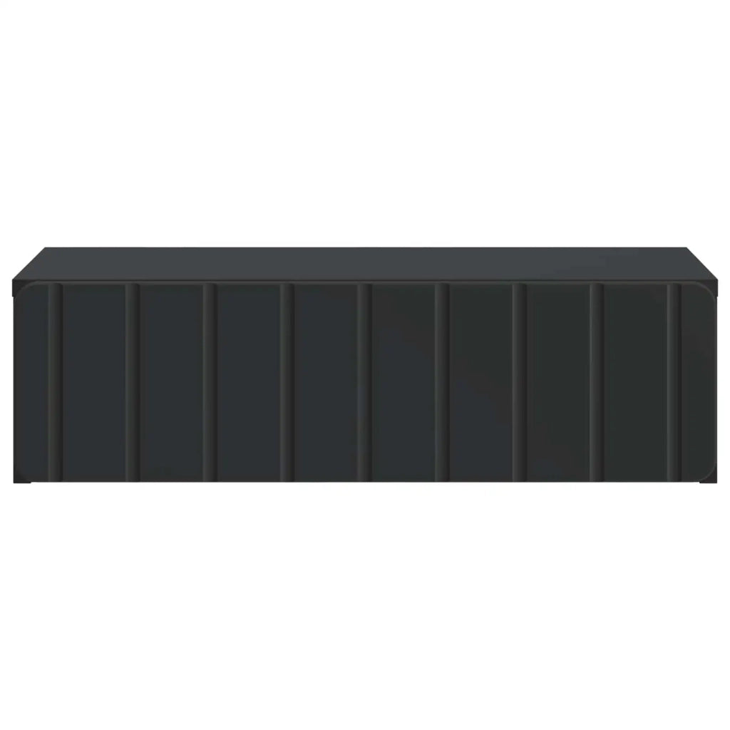 Tavolino da Parete Laterale Nero 59 x 34,5 x 17 cm 898316