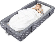 Letto portatile per bambini da 0 a 3 anni, Opzionale co-sleeping con schiuma, Pieghevole e leggero, Bumper per protezione, Adatto per viaggi e spazi angusti