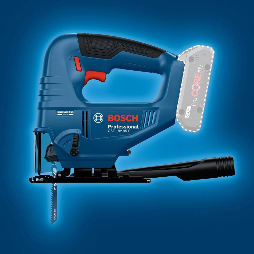 Bosch Professional 18V System Seghetto alternativo a batteria GST 18V-95 B (incl. valigetta, senza batteria/caricabatteria)