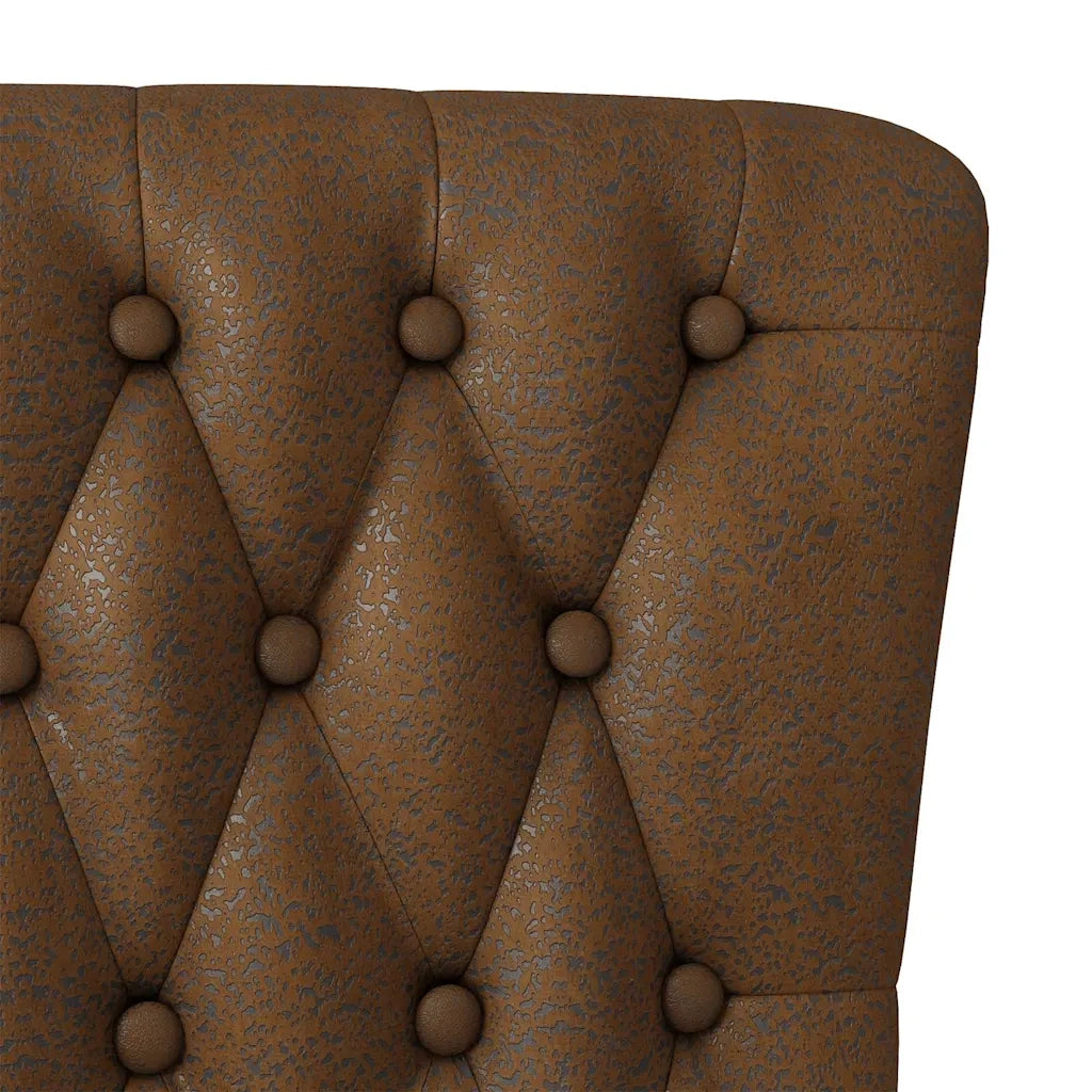 Divano Sedia-Poltrona Slipper Marrone 56,5 x 70 x 110 cm