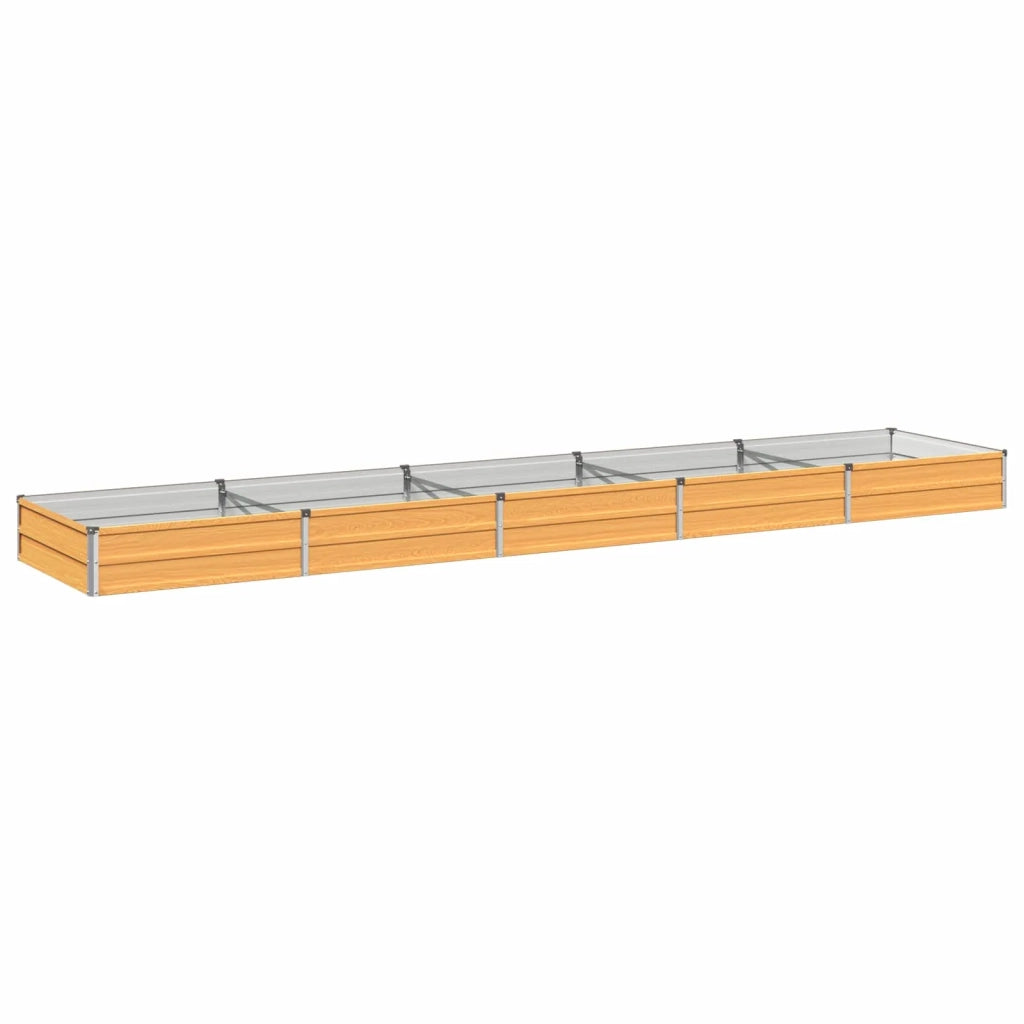 Letto rialzato da giardino Naturale 400 x 80 x 24 cm 8006505