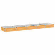 Letto rialzato da giardino Naturale 400 x 80 x 24 cm 8006505