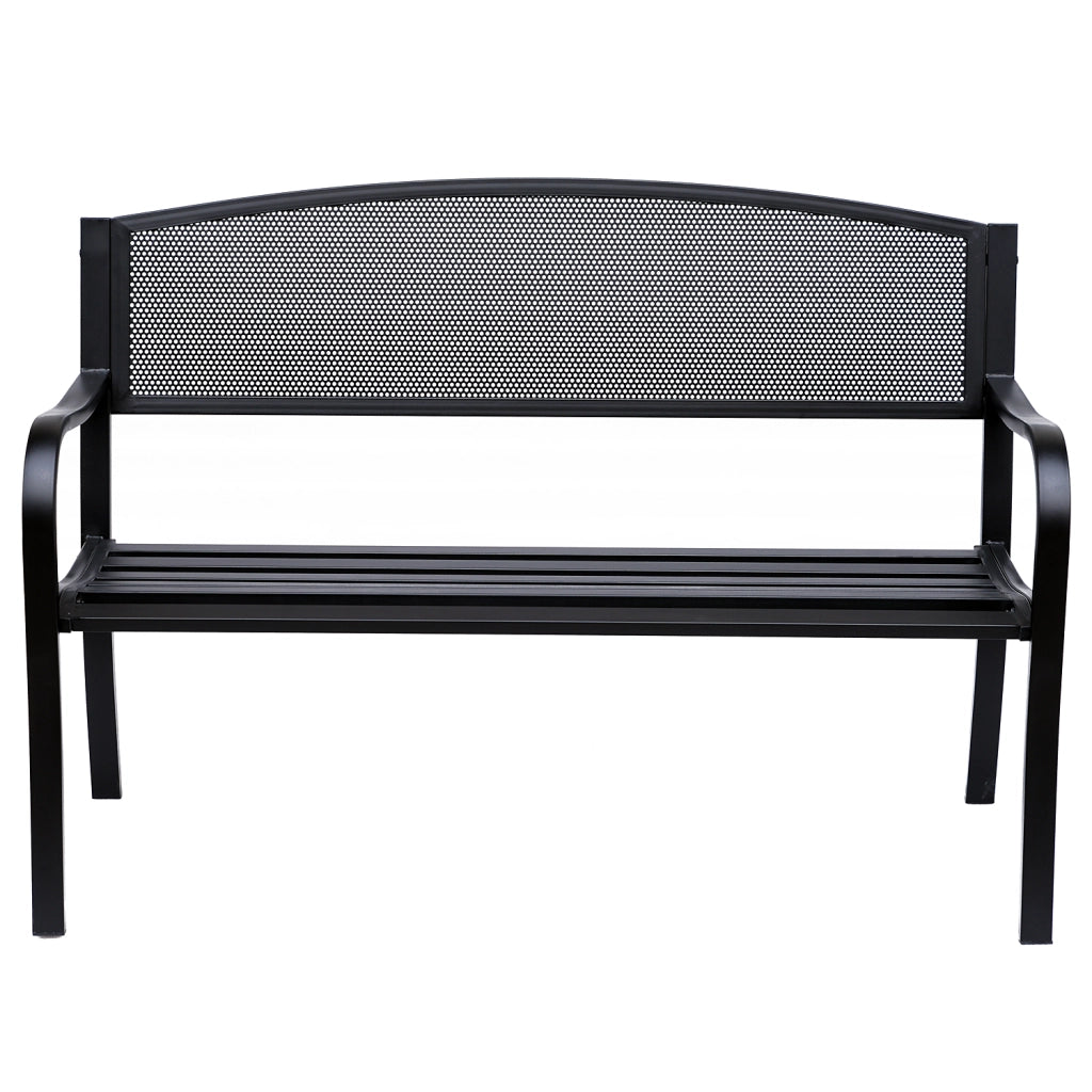 Panchina da Giardino ¨C zephmum ¨C Grigio Antracite 127x60x87 cm