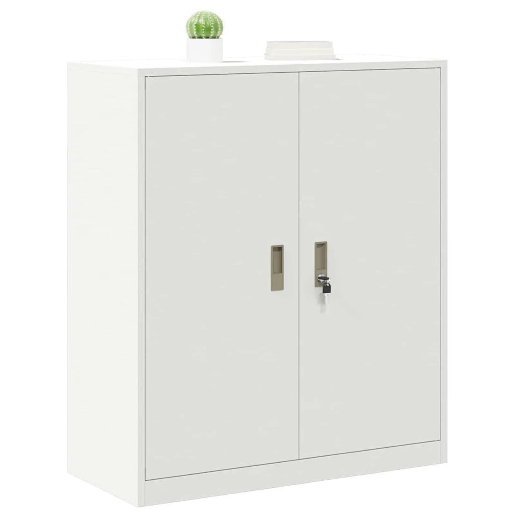 Armadio Bianco 90 x 40 x 105 cm Acciaio CFW1342913