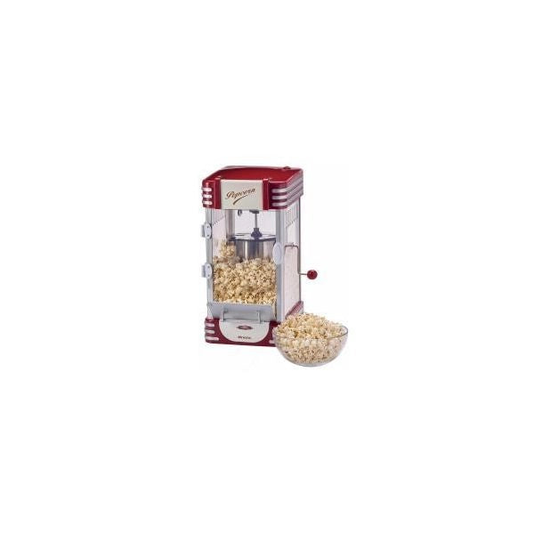 Ariete popcorn popper xl party time 2953, macchina pop corn, 700gr di pop corn in meno di 2 minuti, rosso