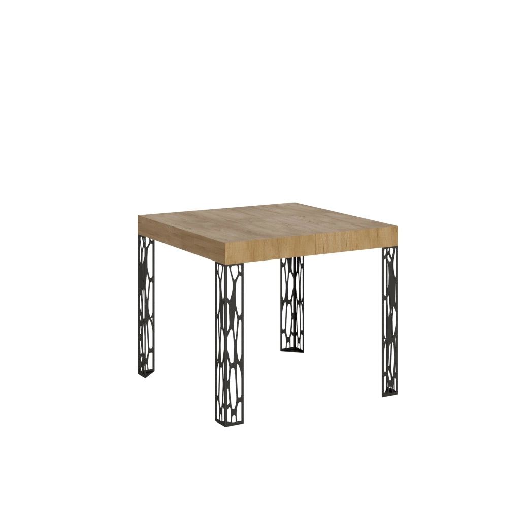 Tavolo Allungabile 90-246x90x77 cm Ghibli Allungabile piano Quercia Naturale