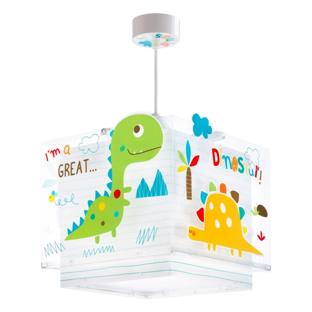 LÚZETE - LÁMPARA COLGANTE INFANTIL DINOS