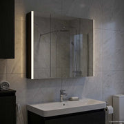 Mobiletto per specchio da bagno Rovere Nero 83,5 x 15,5 x 70 cm 889264
