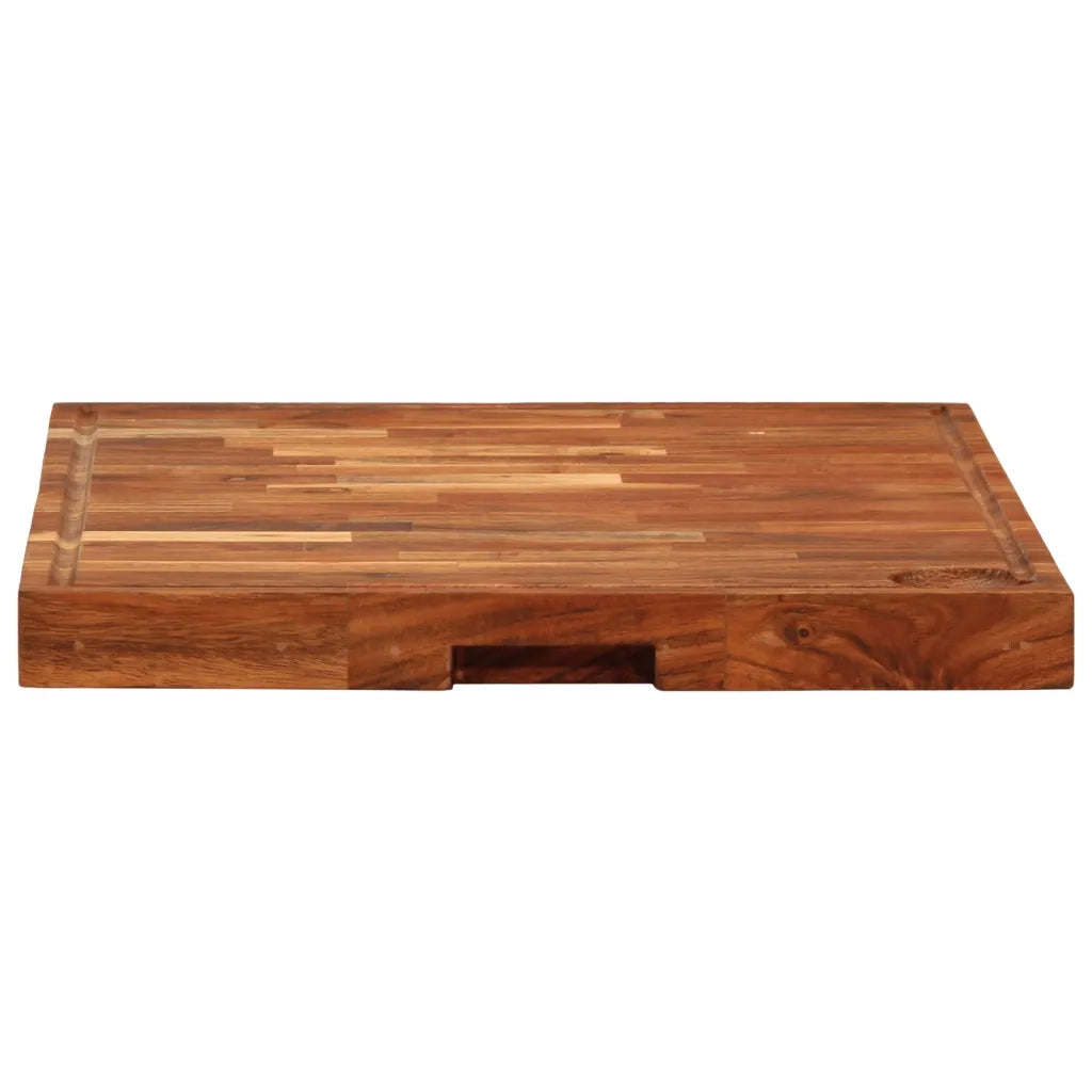 Tagliere 42x30x4 cm in Legno Massello di Acacia 376054
