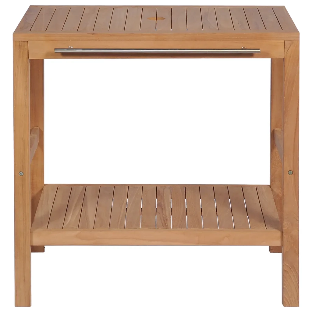 Mobile per Lavabo in Massello di Teak 74x45x75 cmcod mxl 77732
