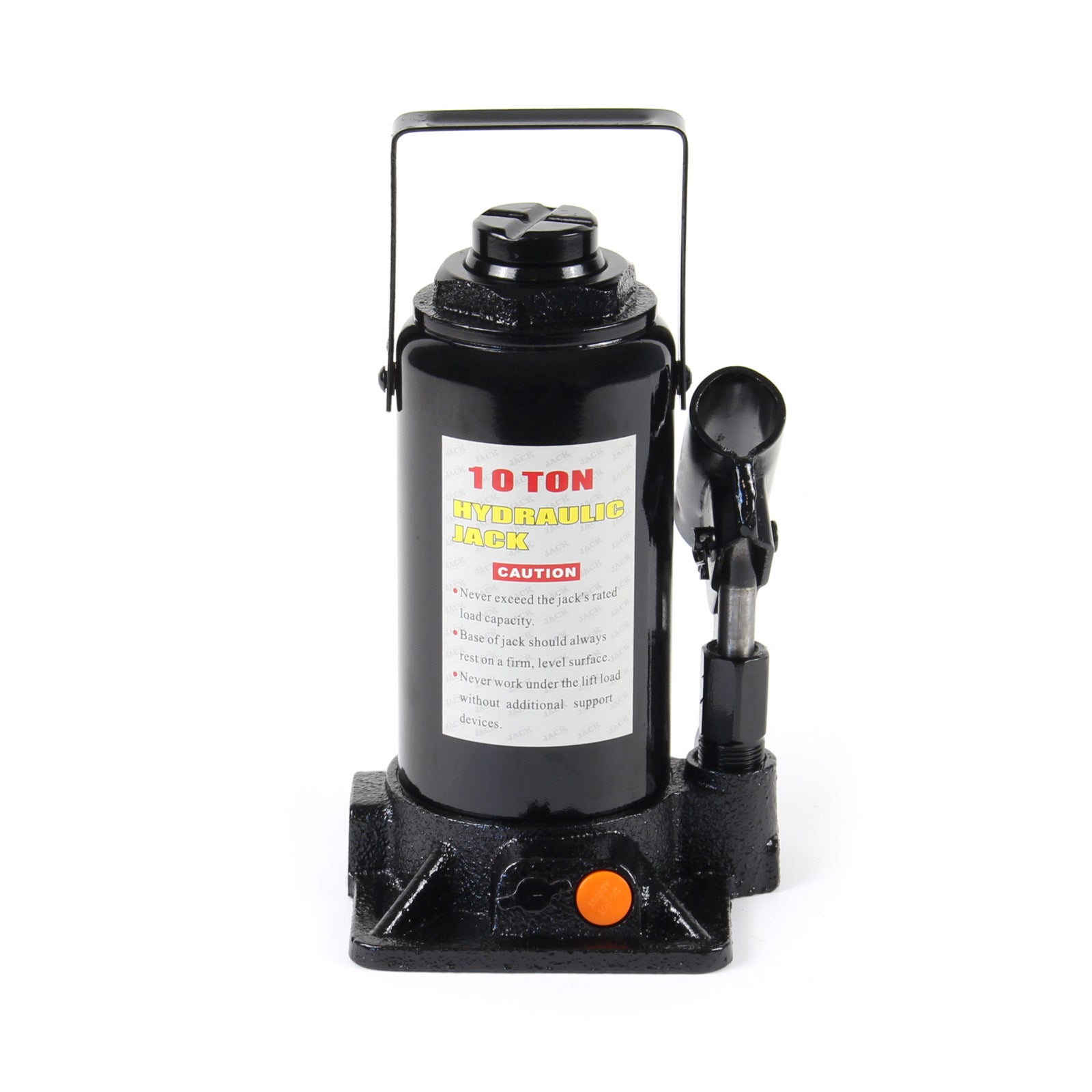 Cric a bottiglia da 10 t abbassamento lento 205-390 mm Martinetto idraulico