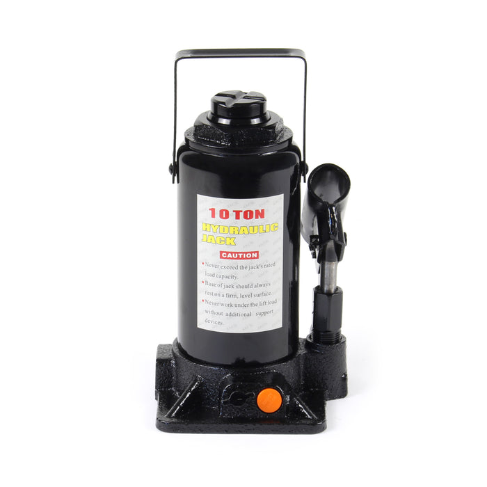 Cric a bottiglia da 10 t abbassamento lento 205-390 mm Martinetto idraulico