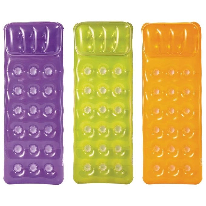 Intex Materassino 18 Buchi Con Cuscino Cm 188X71