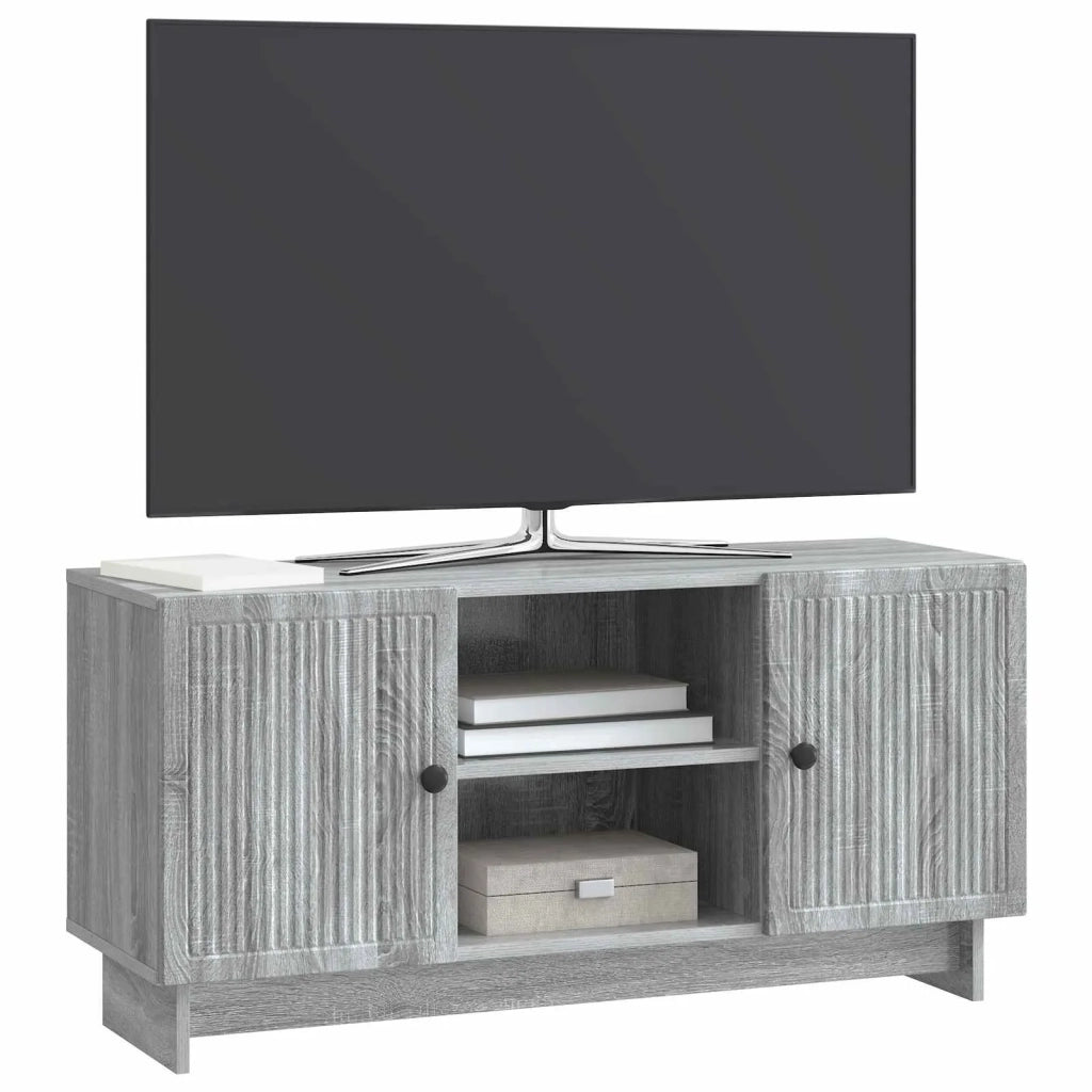 Mobile TV 102 x 34,5 x 50 cm Sonoma grigio Legno ingegnerizzato