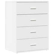 Buffet credenza cassettiera armadio mobile contenitore organizer per cucina soggiorno salotto 60 x 39 x 80 cm legno ingegnerizzato bianco 02_0030376