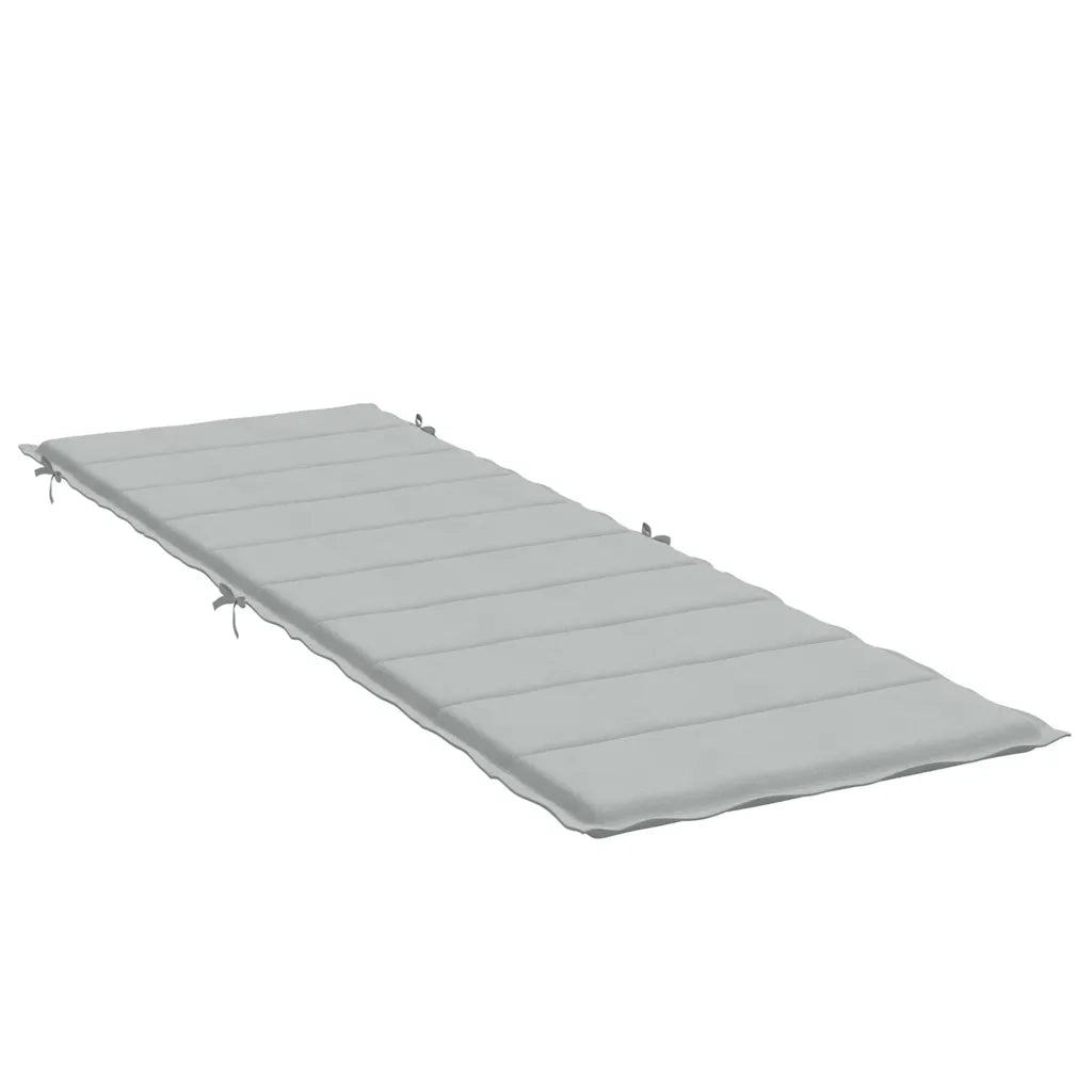 Cuscino per Lettino Prendisole Grigio Chiaro Mélange 186x58x4cm 4002476