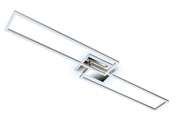 Lampada da soffitto a LED CCT Dimmerabile Telecomando 40W argento metallo Briloner