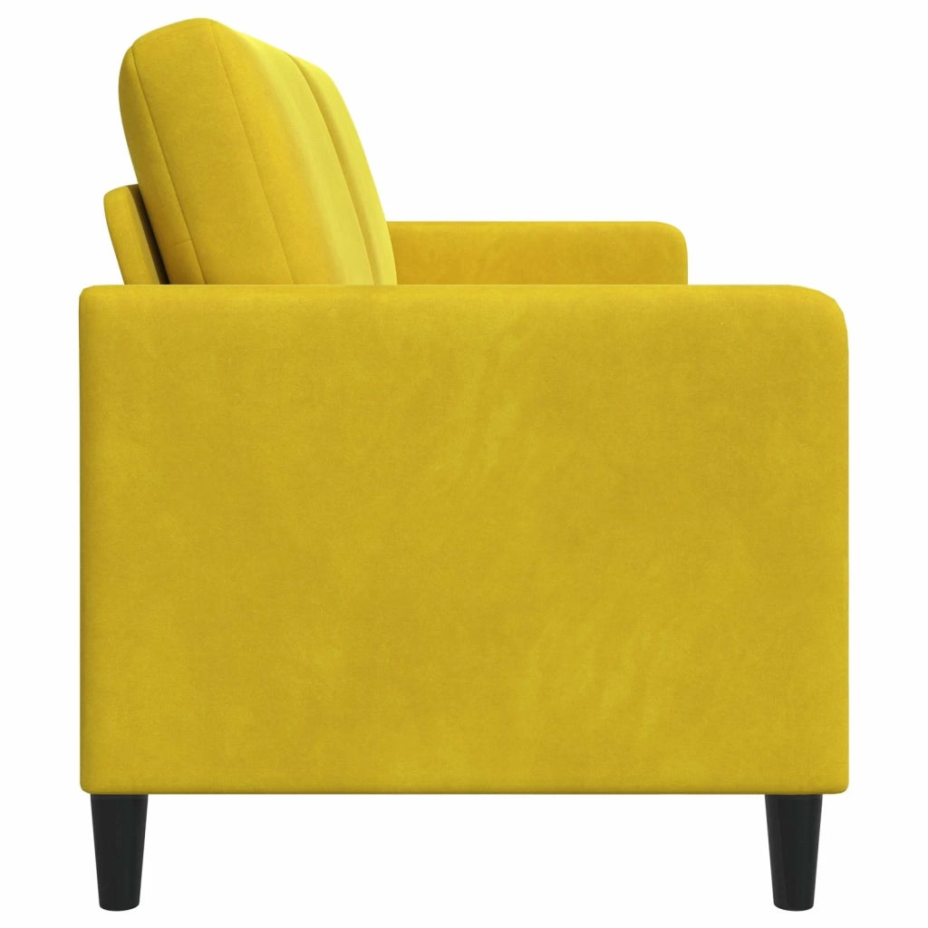 Divano con Storage Giallo 192 x 78 x 87 cm Poliestere 42036996