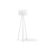 Piantana Moderna Amanda Polilux ® Bianco E Metallo 1 Luce E27