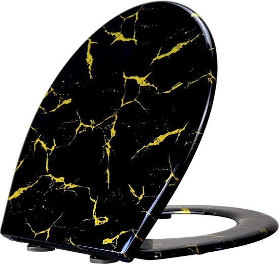meccanismo di chiusura I di alta qualità - coperchio di wc con chiusura rapida per una facile pulizia, coperchio wc in duroplasto
