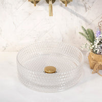 Lavabo Da Appoggio Rea Cristal Transparent