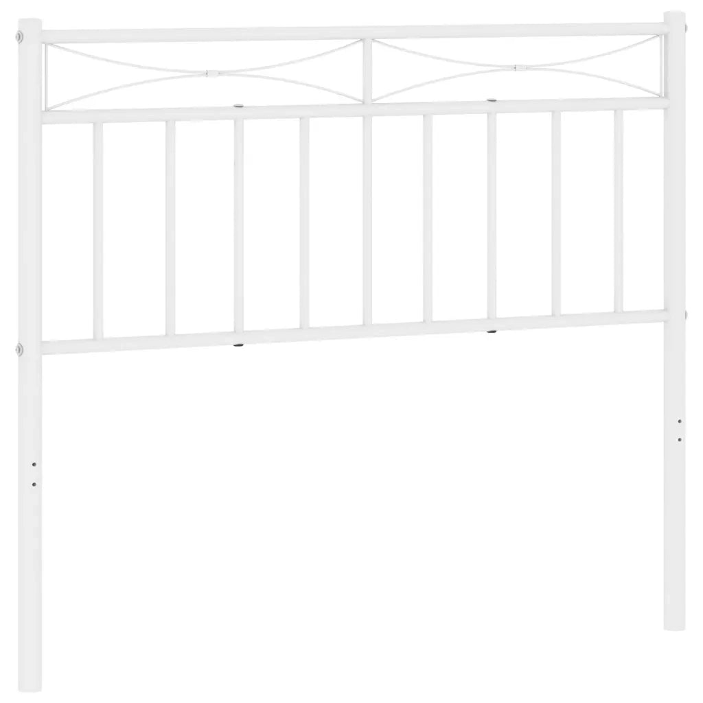 Testiera di Ricambio in Metallo Bianco 100 cm 373769