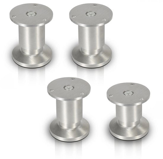 Piedini di Sostegno per Mobili Piedini Regolabili in Alluminio 100mm