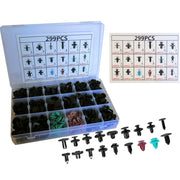 Trade Shop - 299pz Plastica Trim Clip Rivetti Clip Kit Fermi Di Spinta Auto Abitacolo Esterni -