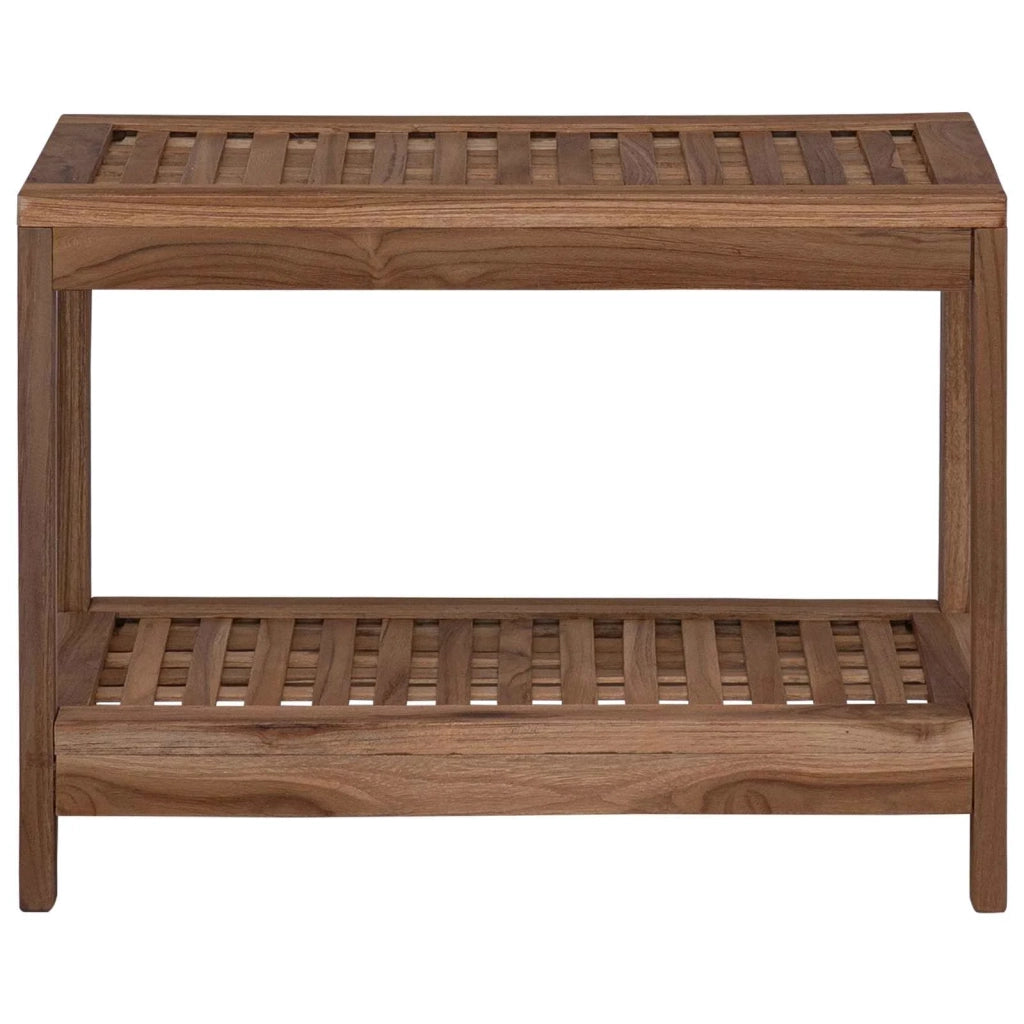 Tavolo Laterale da Bagno Naturale 60 x 30 x 45 cm 42024291