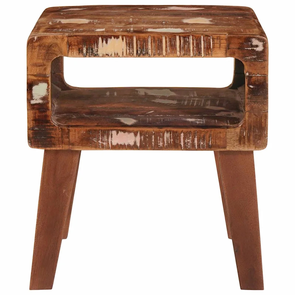 vidaXL Tavoli da Fine Multicolore legno massello di riciclo