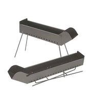 CUOCI SPIEDINI A CARBONELLA 'FILOTEO' cm 80x14x65h - MADE IN ITALY