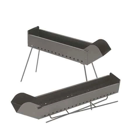 CUOCI SPIEDINI A CARBONELLA 'FILOTEO' cm 80x14x65h - MADE IN ITALY