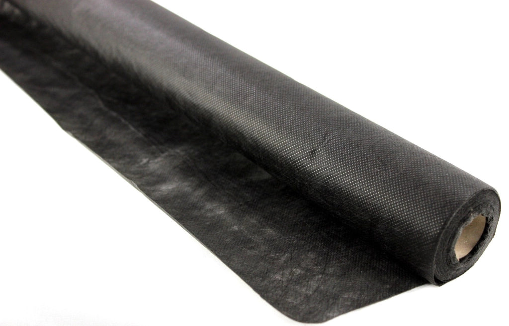 Telo Pacciamatura da Giardino in TNT 0,8x10m Bauer Nero