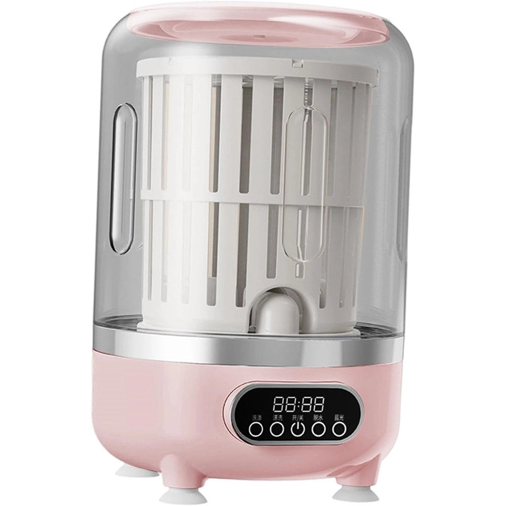 Trade Shop - Mini Lavatrice Portatile Compatta Ricaricabile Design Senza Fili Con Cestello Centrifuga -