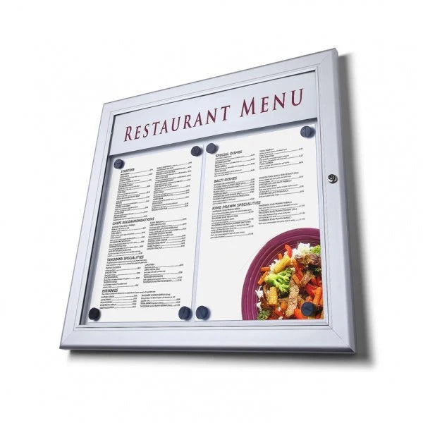 Bacheca per esterni porta Menu personalizzabile - 1xA4