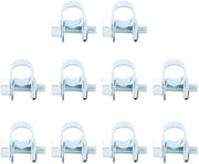 Mini slangklemmen per 10 pezzi, adattabili per tubi idraulici, tubi di gomma, tubi di silicone (6-8 mm)
