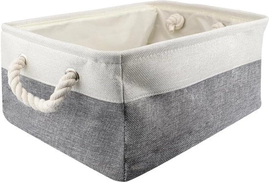 Contenitori ripiegabili con maniglie - ideali per abbigliamento, giocattoli, cosmetici, libri e altro - 41 x 31 x 20 cm