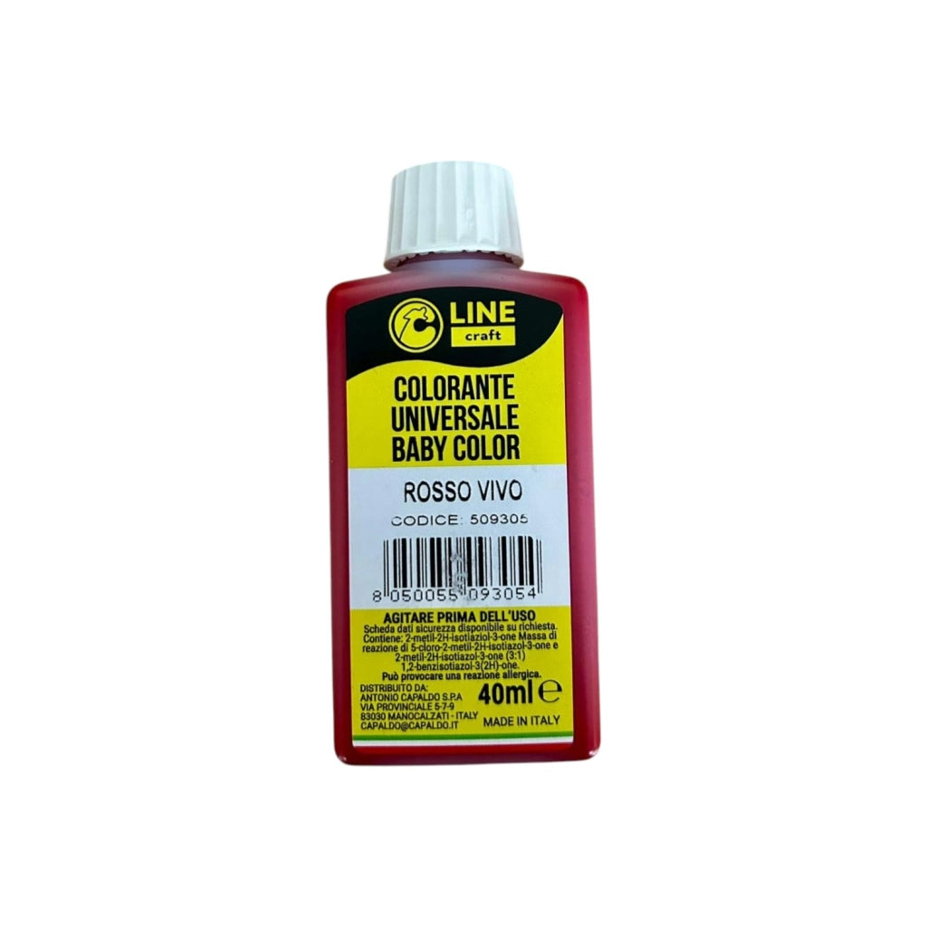 COLORANTE UNIVERSALE BABY COLOR ROSSO VIVO 40ML