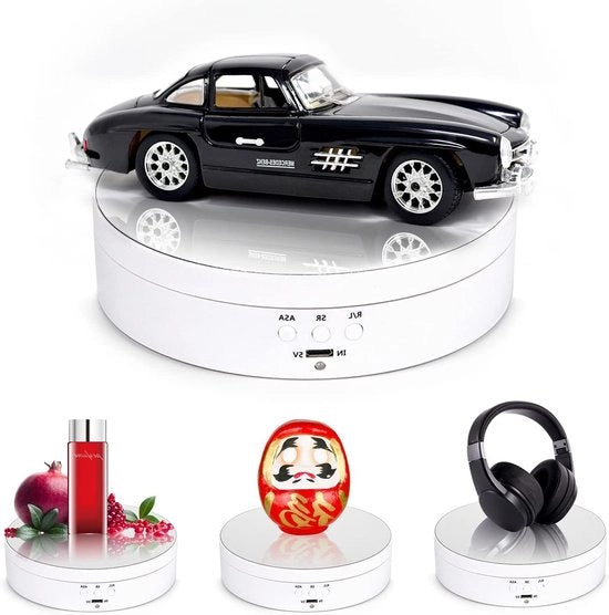Draaitafel rotativa elettrica - diametro 54 pollici - stand per display - orologio profumo - piatto rotativo bianco elettrico