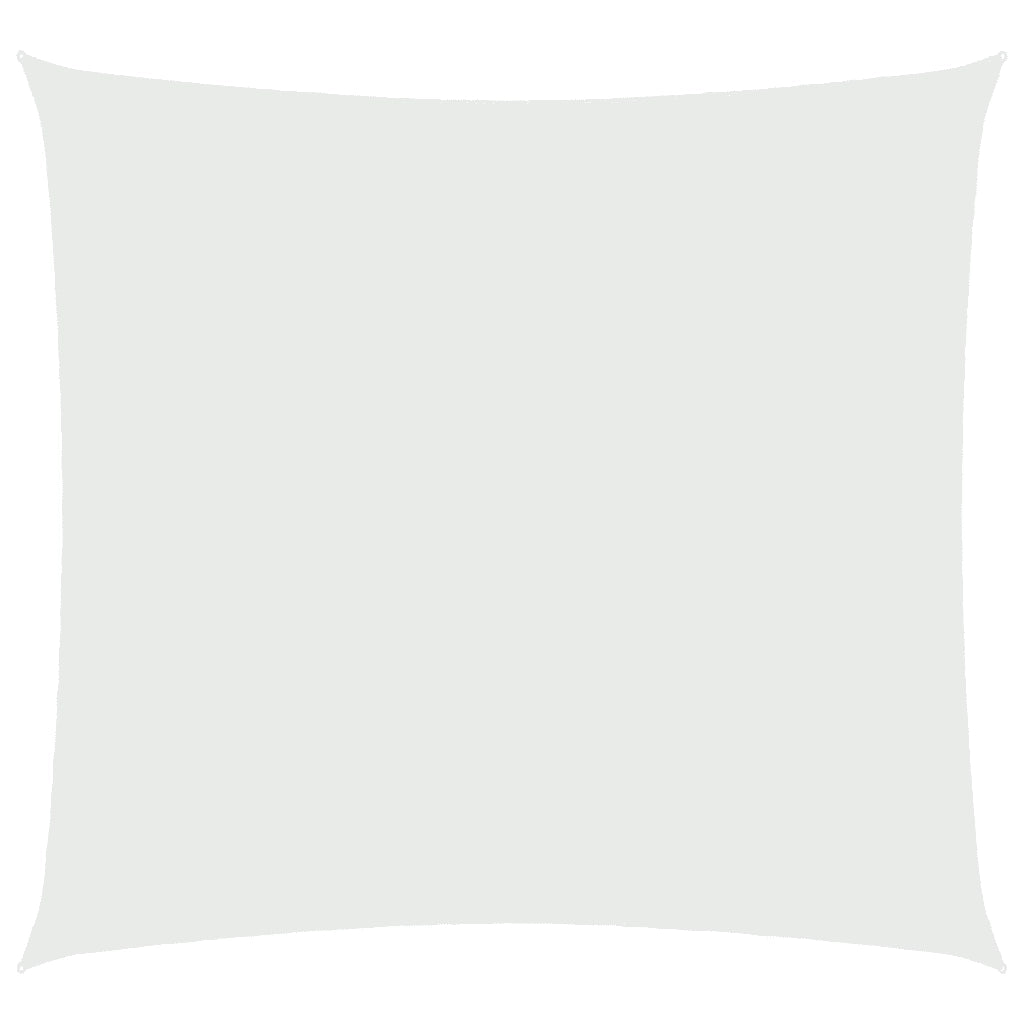 Parasole a Vela in Tela Oxford Quadrata 4,5x4,5 m Bianco 135250