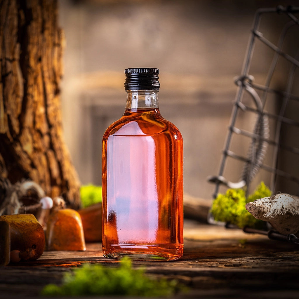 KADAX Butelka piersiówka 200ml BUT200 z zakrętką c