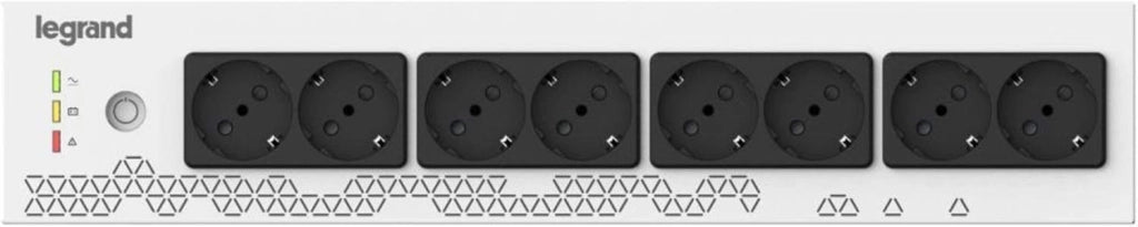 UPS-KEOR PDU 800VA 8 SCH: Gruppo di Continuità da Rack con PDU, Bianco, Rack