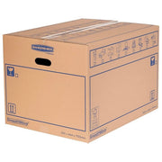 Fellowes scatole per trasloco SmoothMove, 67L, cartone ondulato doppio strato, maniglie integrate, FSC, 35x35x55 cm, confezione da 10