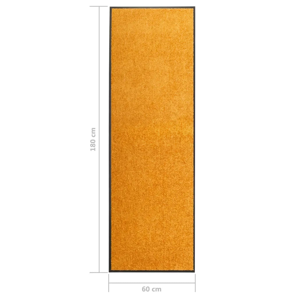 Zerbino Lavabile Arancione 60x180 cm 323453
