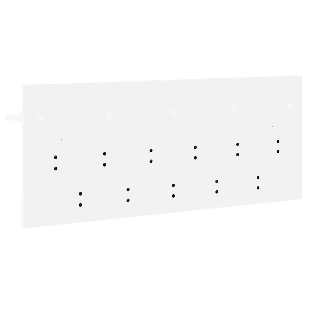 Appendiabiti a muro Bianco 100 x 40 x 12 cm Legno multistrato 874443