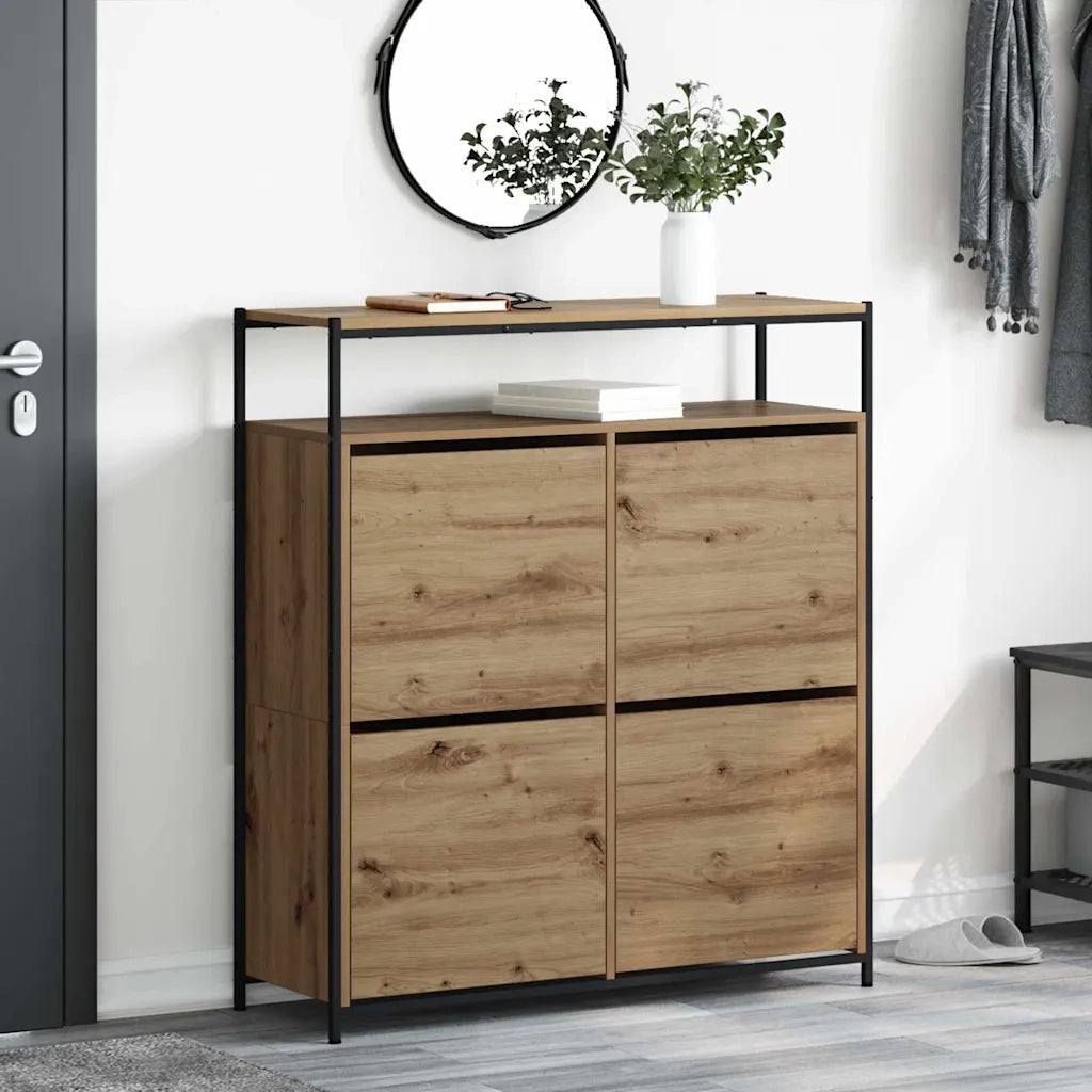Mobile per scarpe Rovere artigianale 100 x 34 x 112 cm 3365548