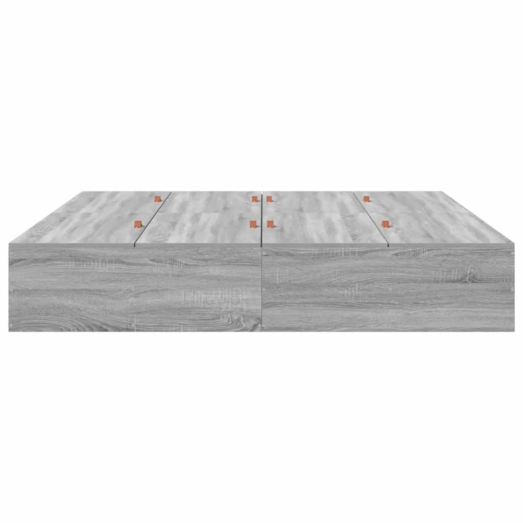 Struttura letto con contenitore Grigio Sonoma 200 x 200 cm 3335362