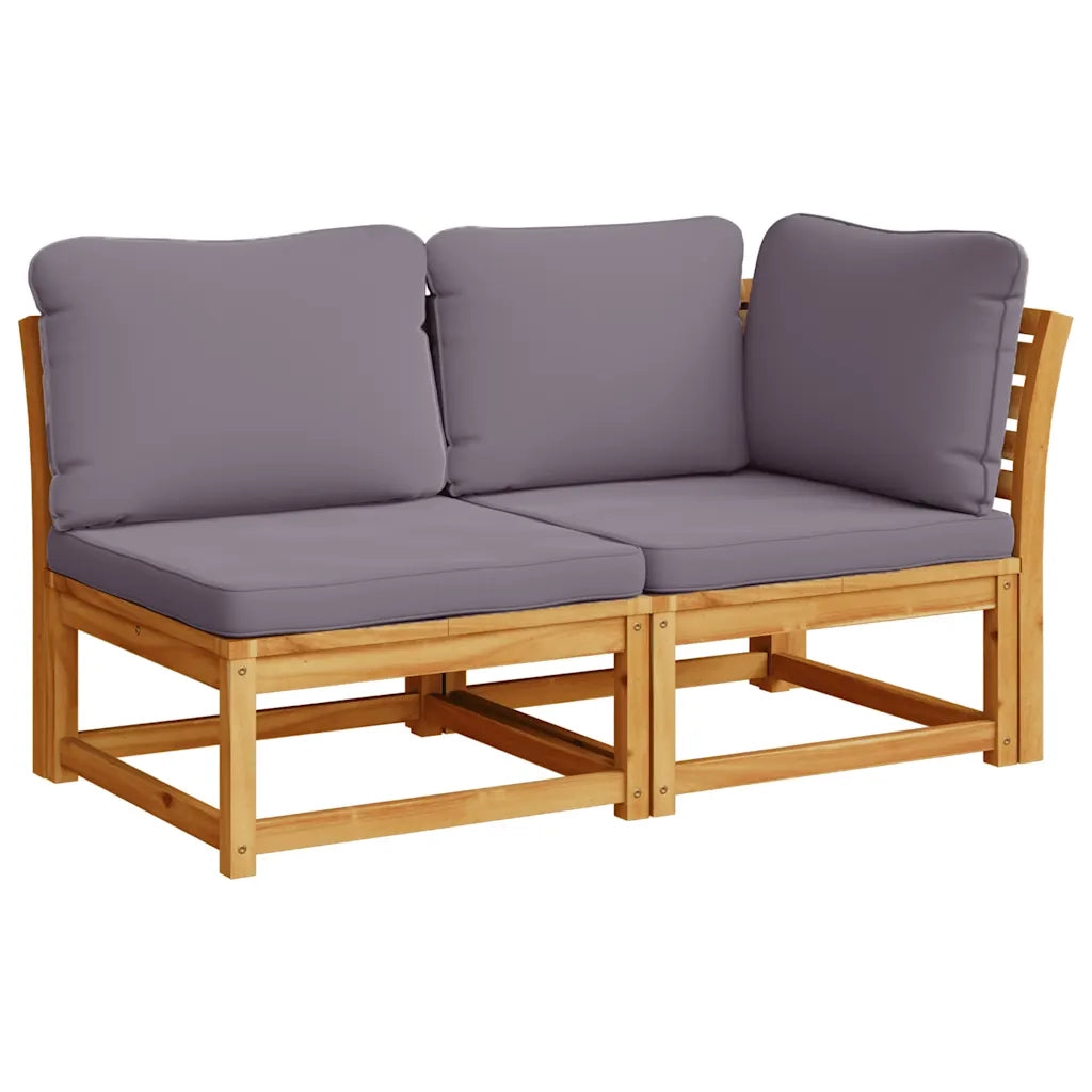Set Salotto da Giardino 10 pz con Cuscini Legno Massello Acaciacod mxl 92611