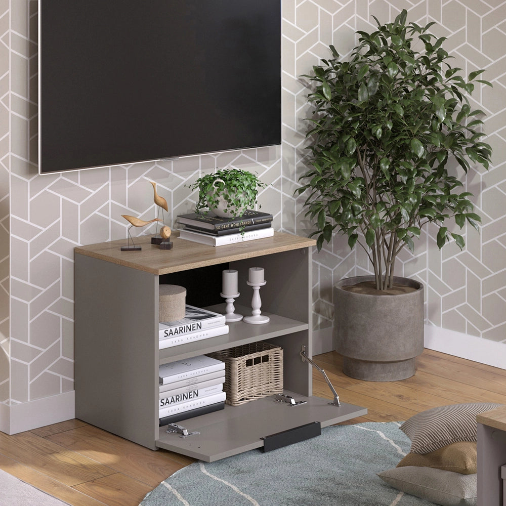 Vicco Credenza Grigio 60 x 50 cm con patta